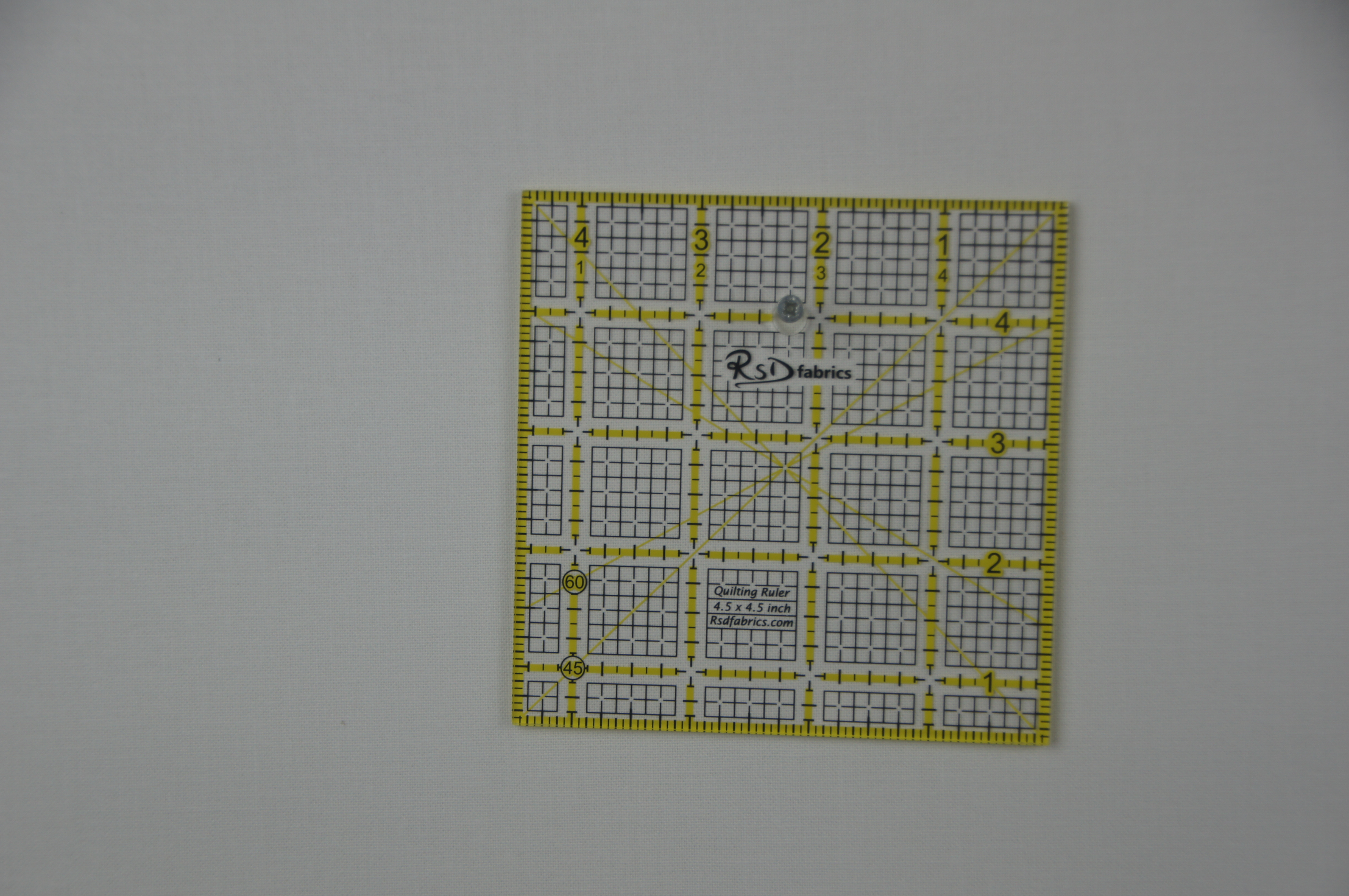 RSD Fabrics Quilting Ruler 4.5 x 4.5 inch