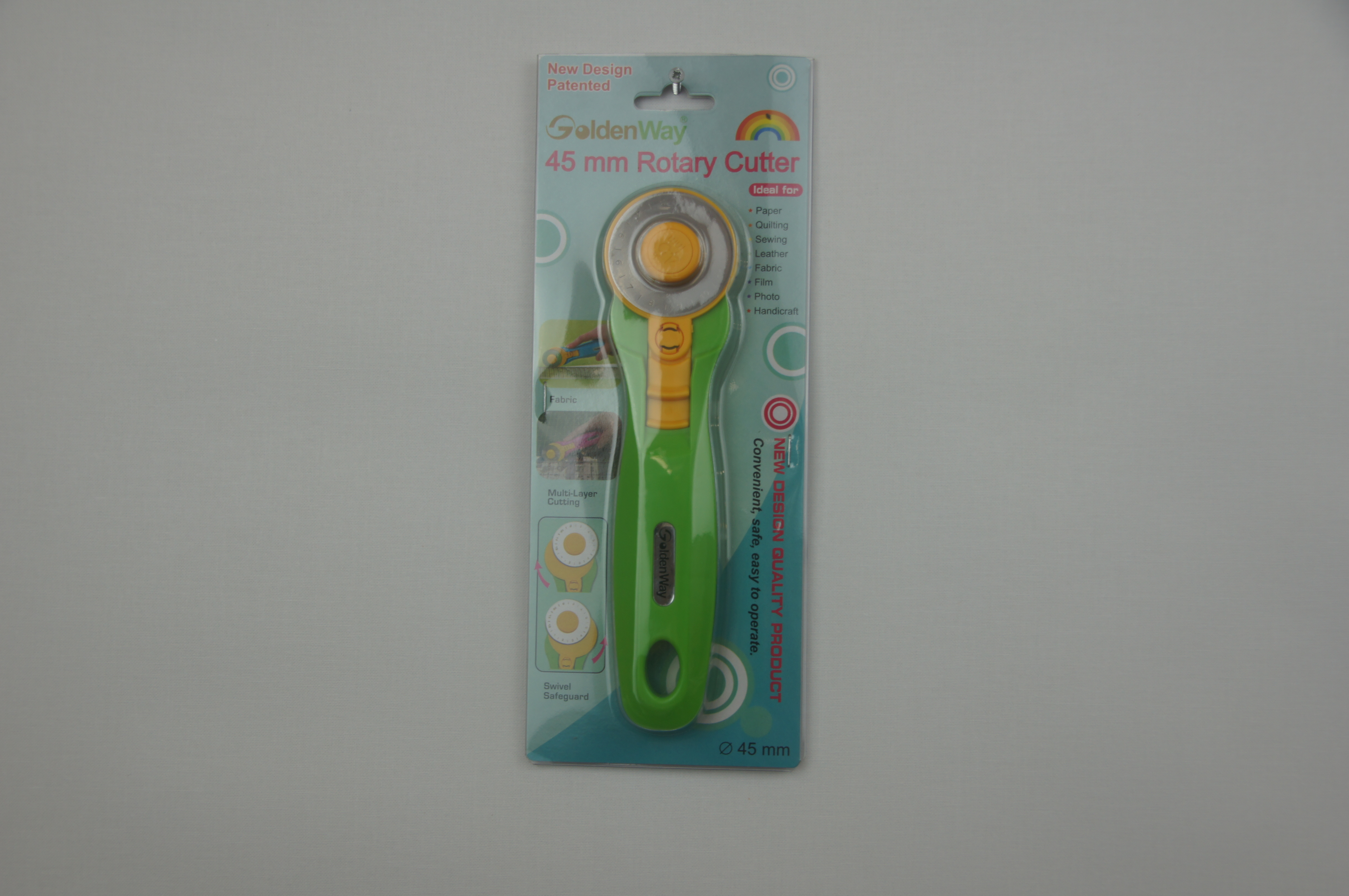 GoldenWay 45 mm Rotary Cutter Green  Green