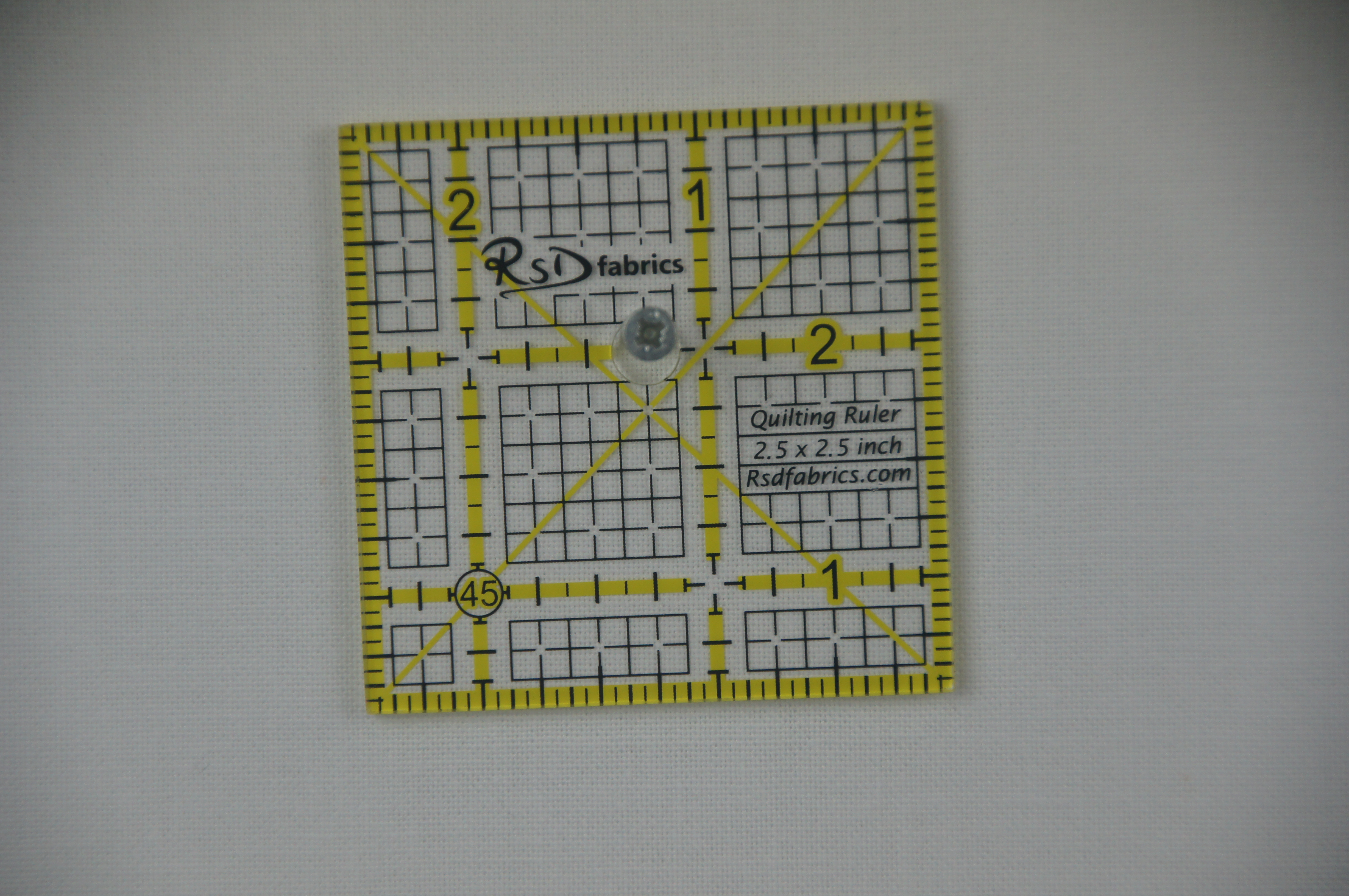 RSD Fabrics Quilting Ruler 2.5 x 2.5 inch