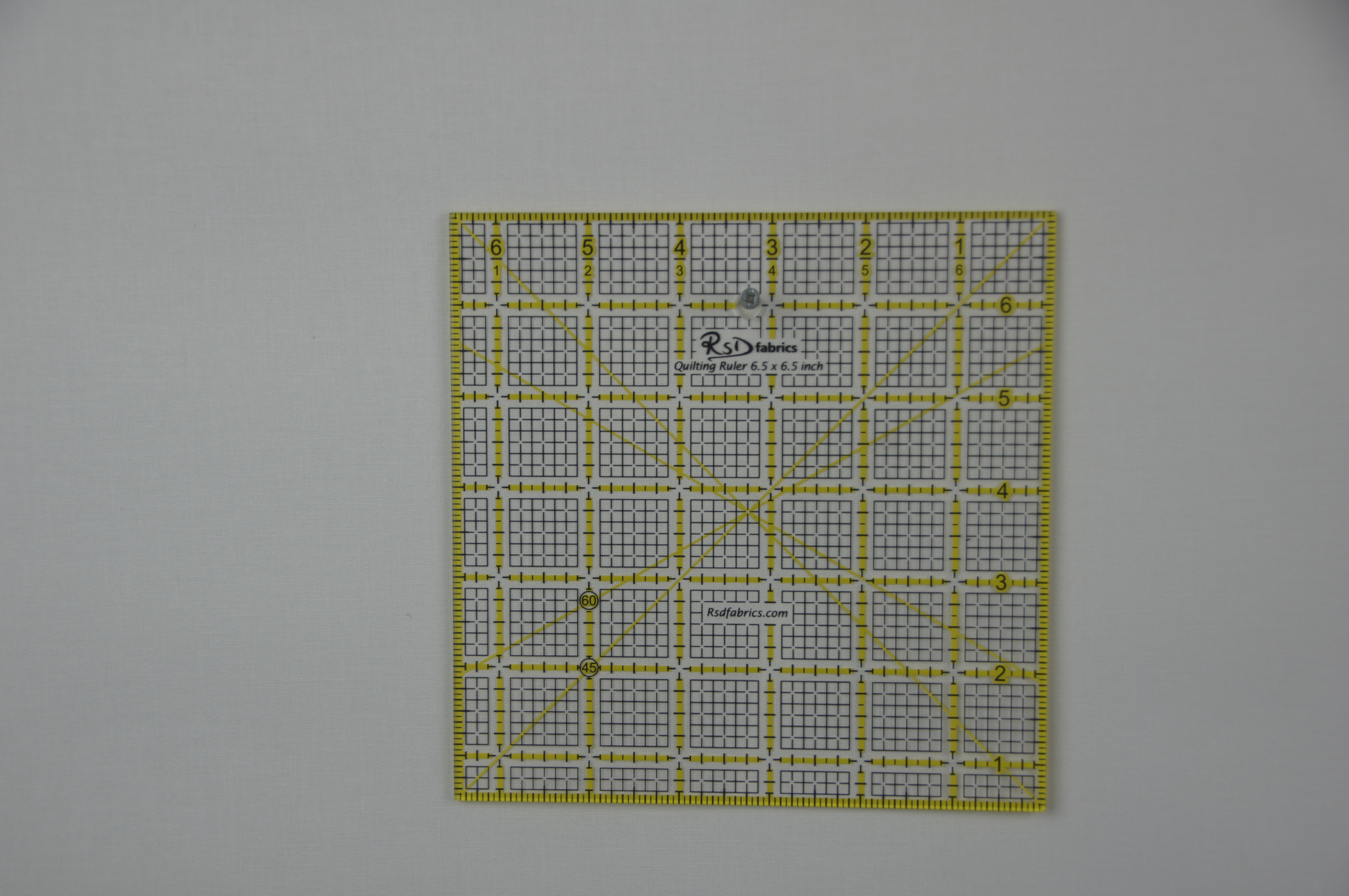 RSD Fabrics Quilting Ruler 6.5 x 6.5 inch