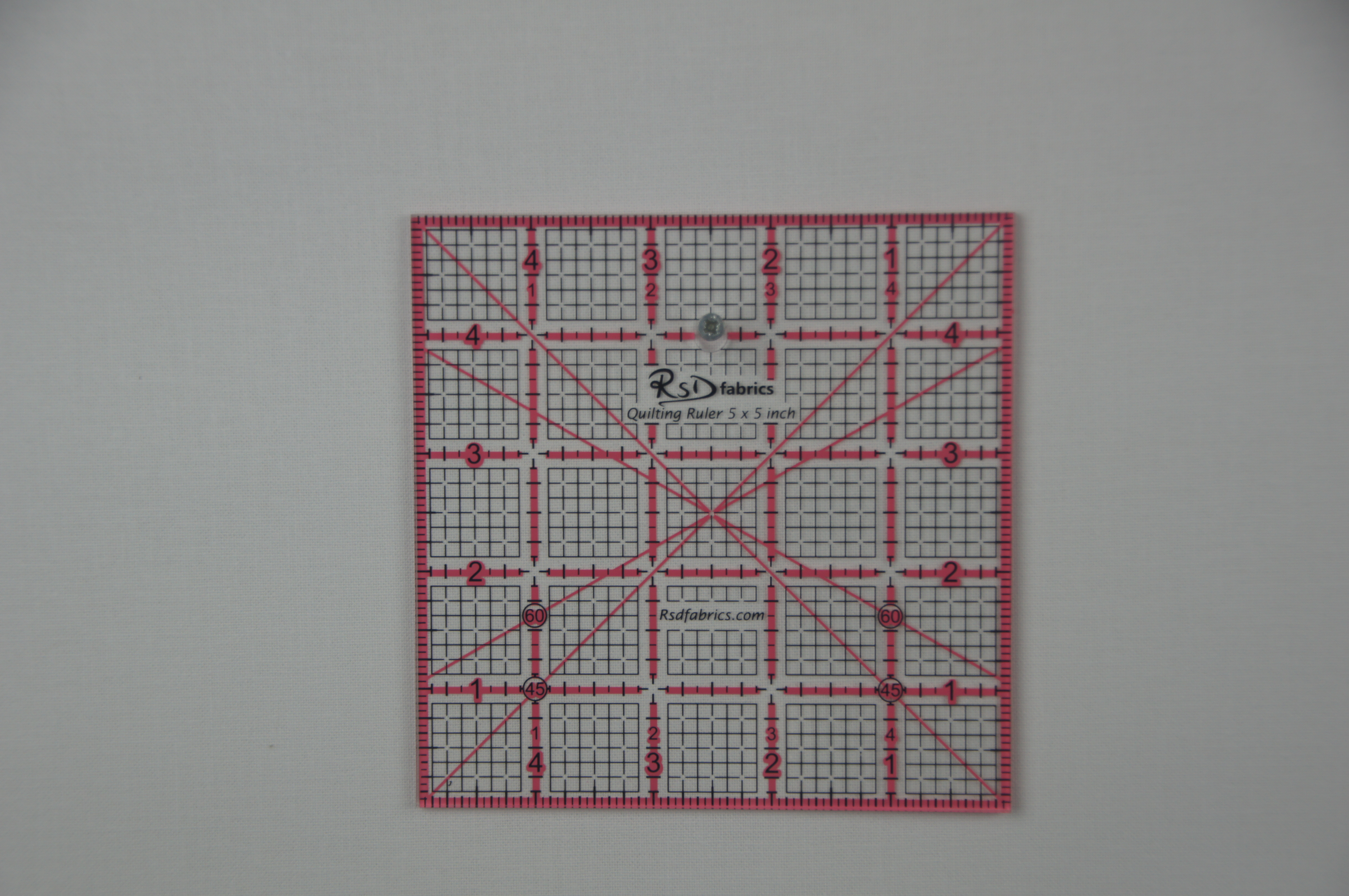 RSD fabrics Quilting Ruler 5 x 5 inch
