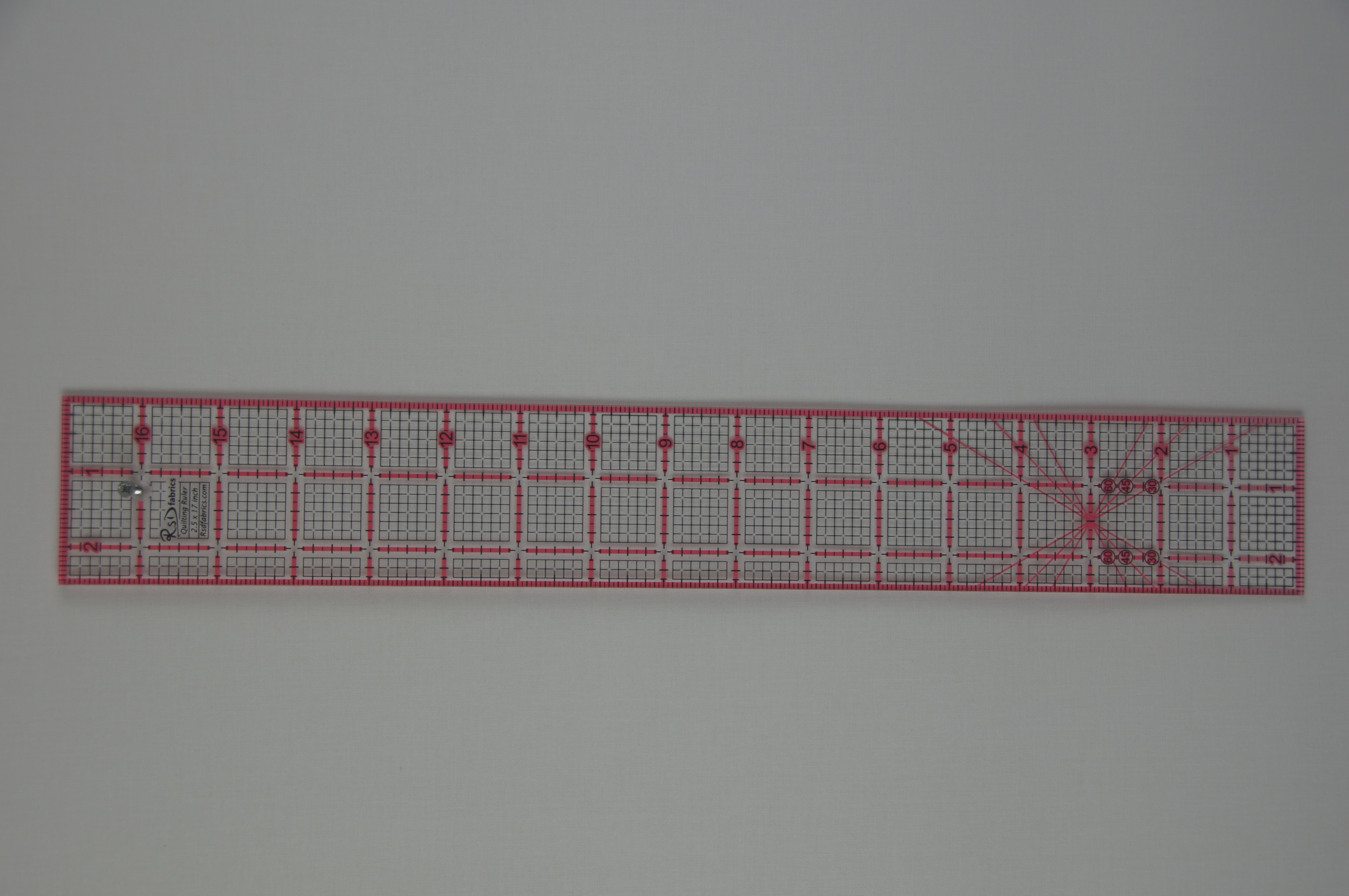 RSD Fabrics Quilting Ruler 2.5 x 17 inch