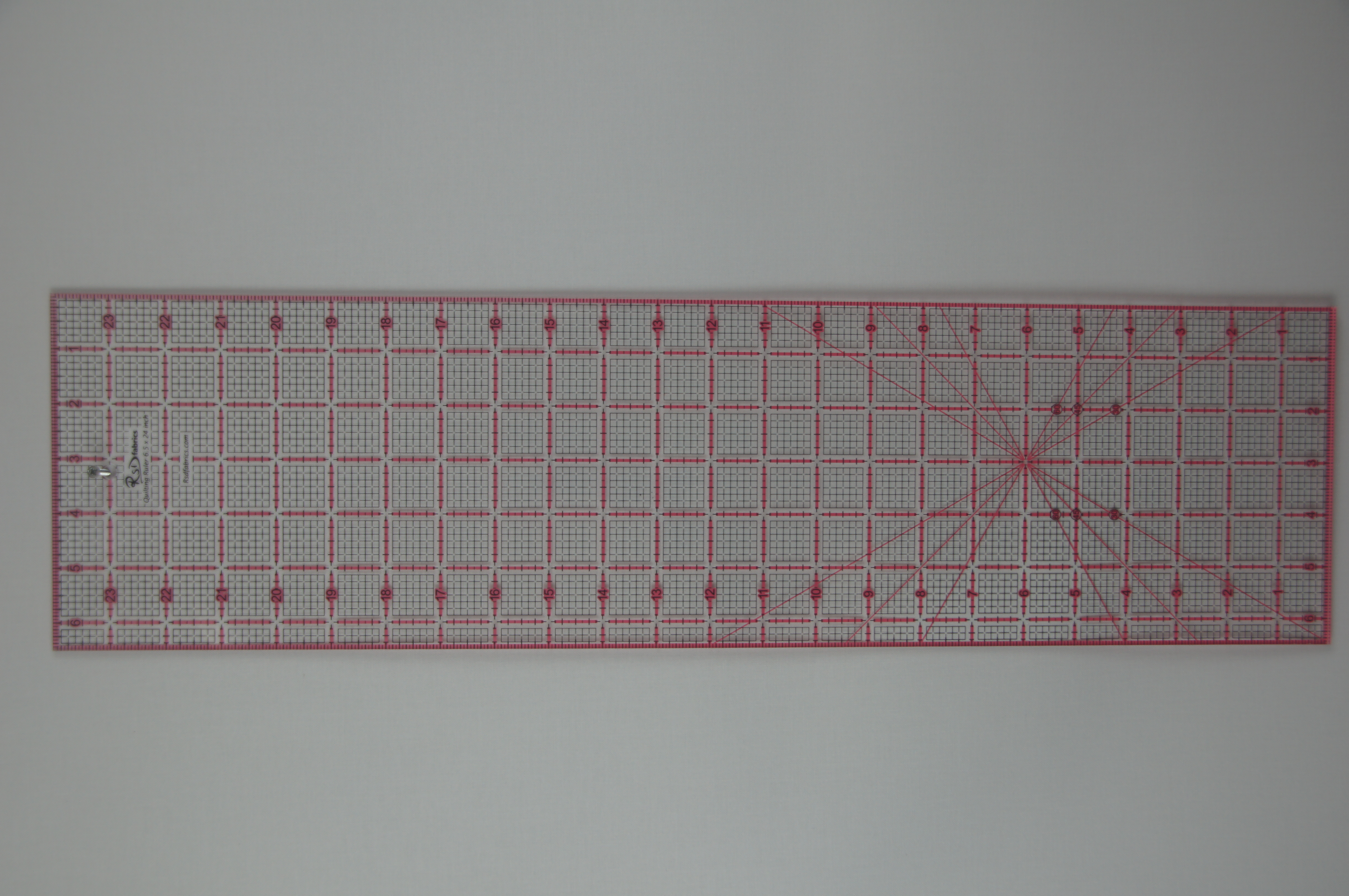 RSD Fabrics Quilting Ruler 6.5 x 24 inch