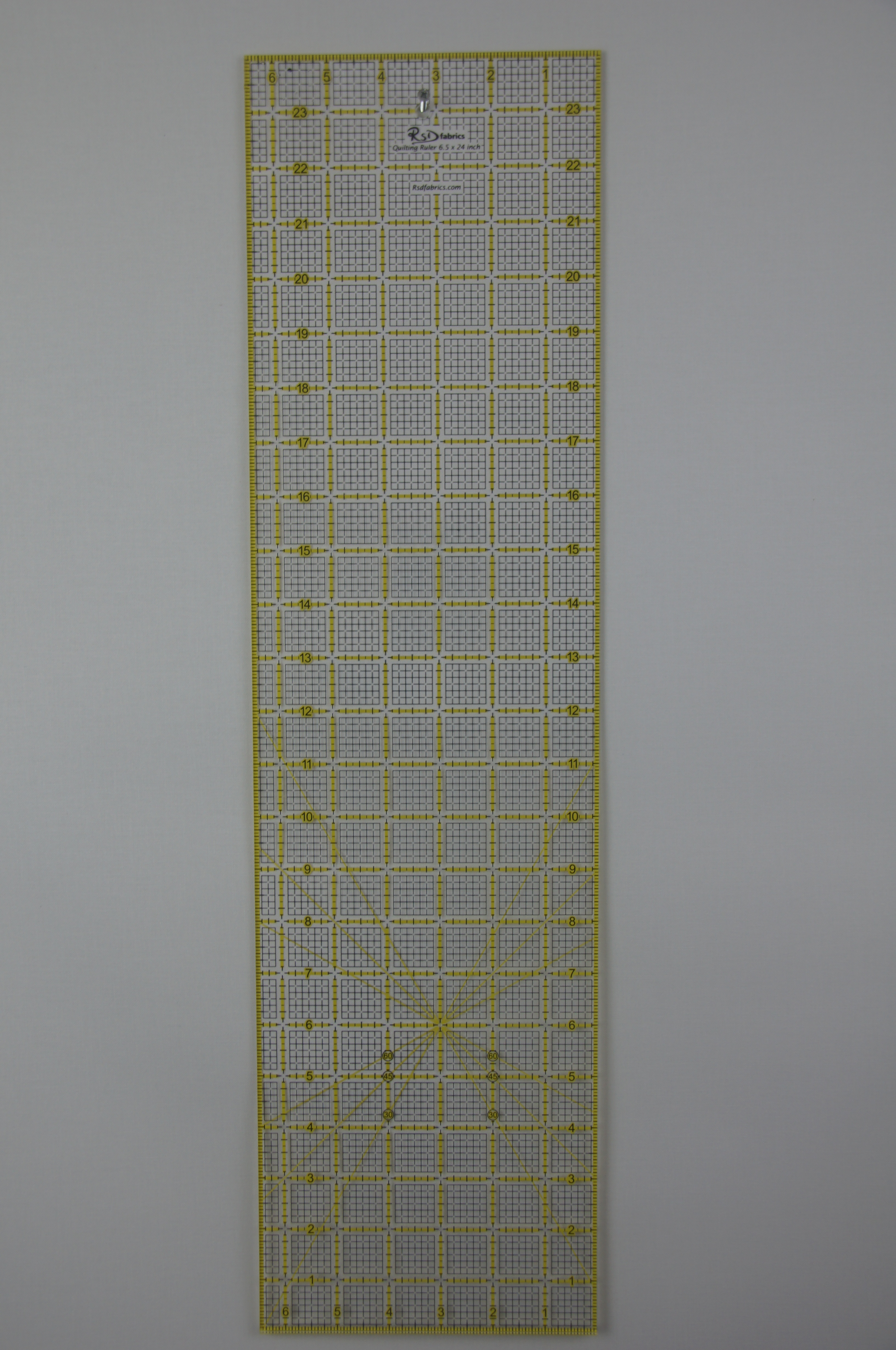 RSD Fabrics Quilting Ruler 6.5 x 24 inch