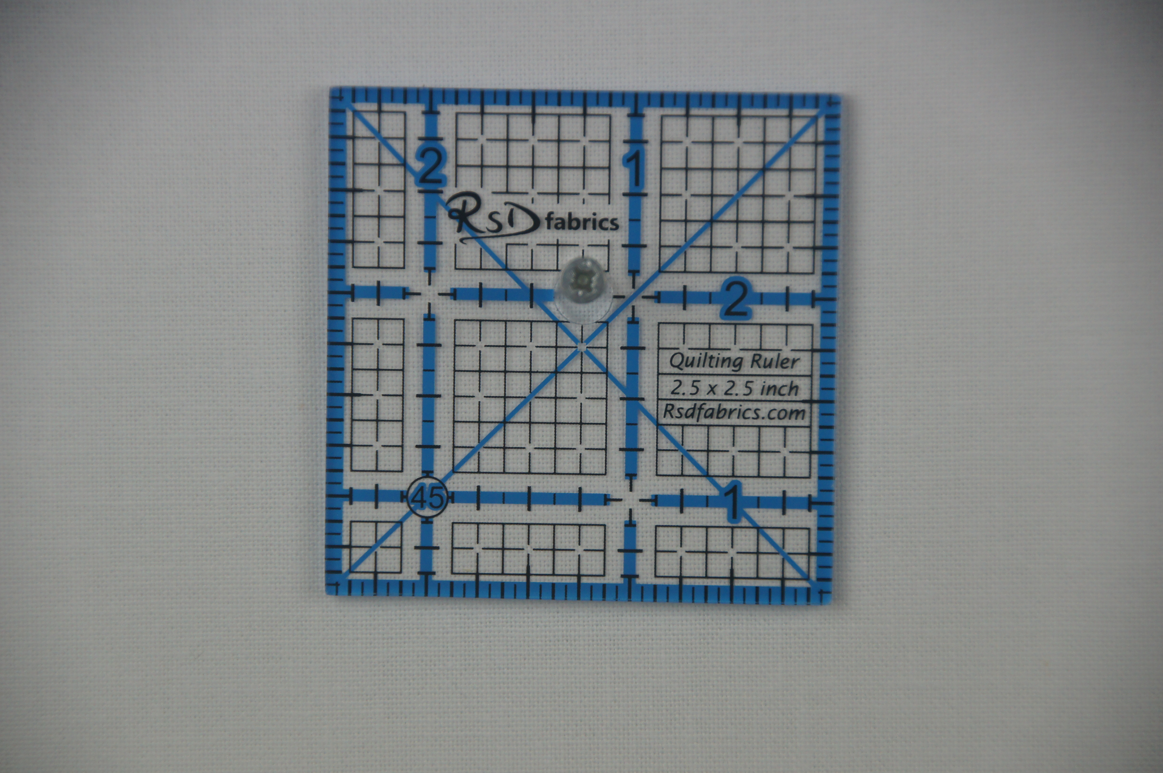 RSD Fabrics Quilting Ruler 2.5 x 2.5 inch