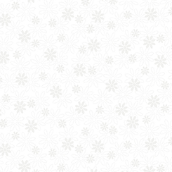 Stencil Floral White 21516-Z