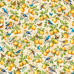 Lemons & Birds Yellow 31712-E