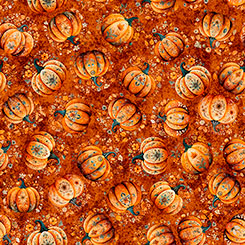 Tossed Pumpkins Orange 31985-O