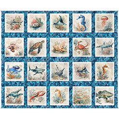 Sea Creatures Picture Patches Multicolour 32050-B