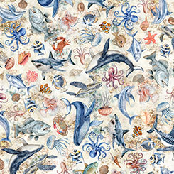Sea Creatures Multicolour 32053-E