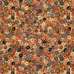 Letters Brown 32257-T
